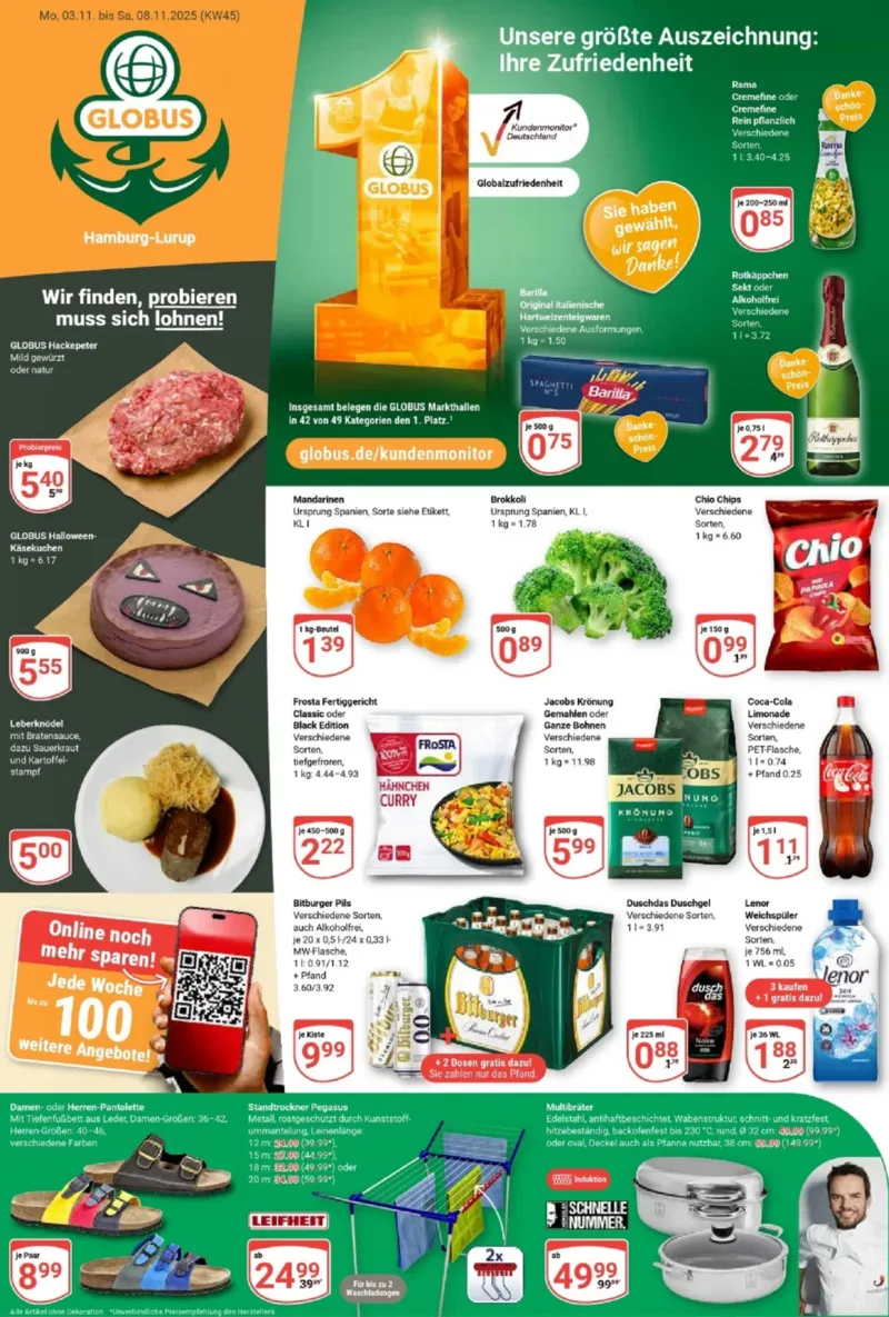 Globus Prospekt vom 03.11.2025, Seite 1