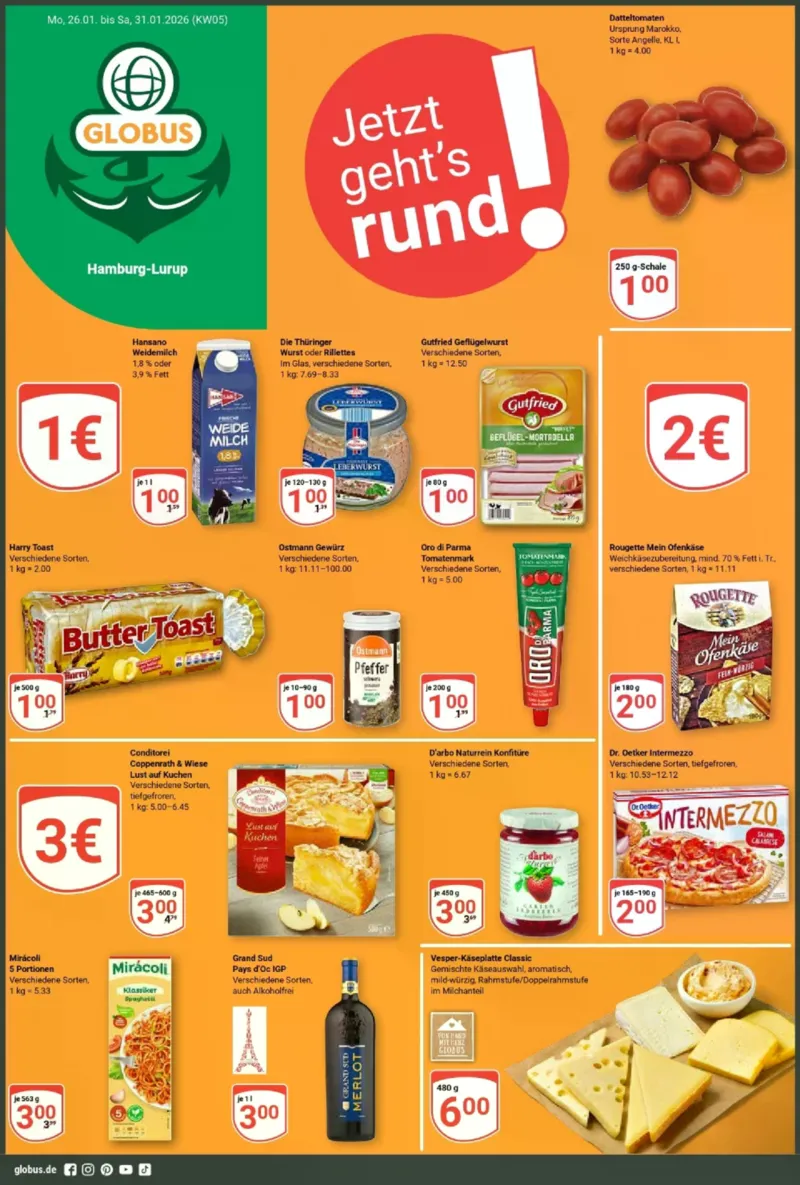 Globus Prospekt vom 26.01.2026, Seite 1