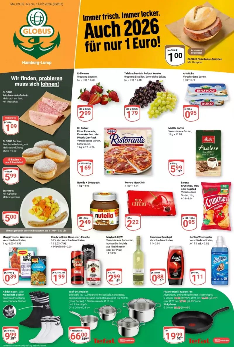 Globus Prospekt vom 09.02.2026, Seite 1