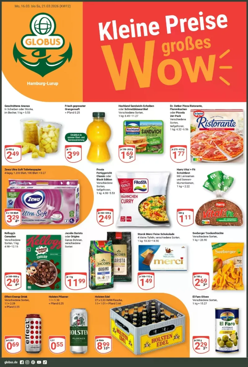 Globus Prospekt vom 16.03.2026, Seite 1