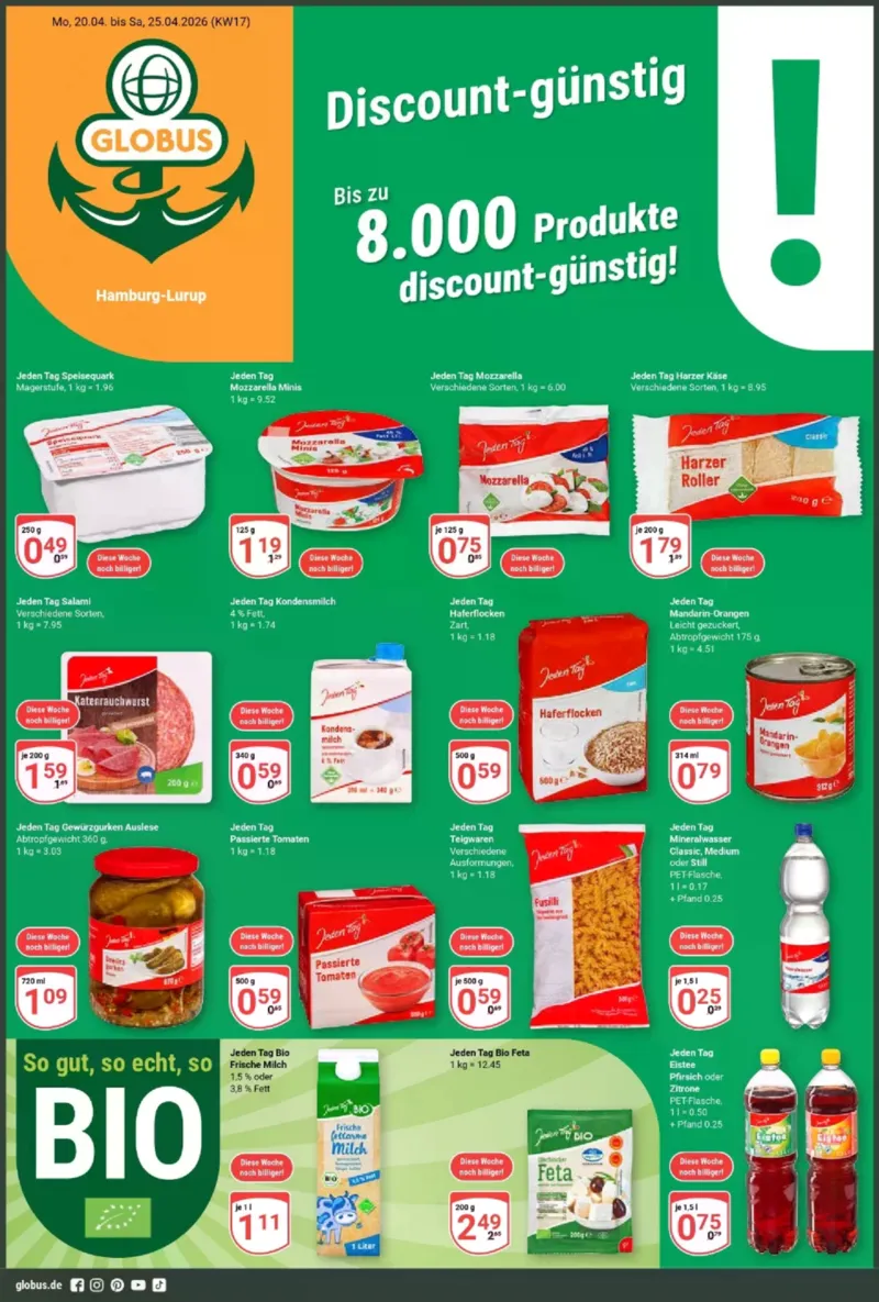 Globus Prospekt vom 20.04.2026, Seite 1