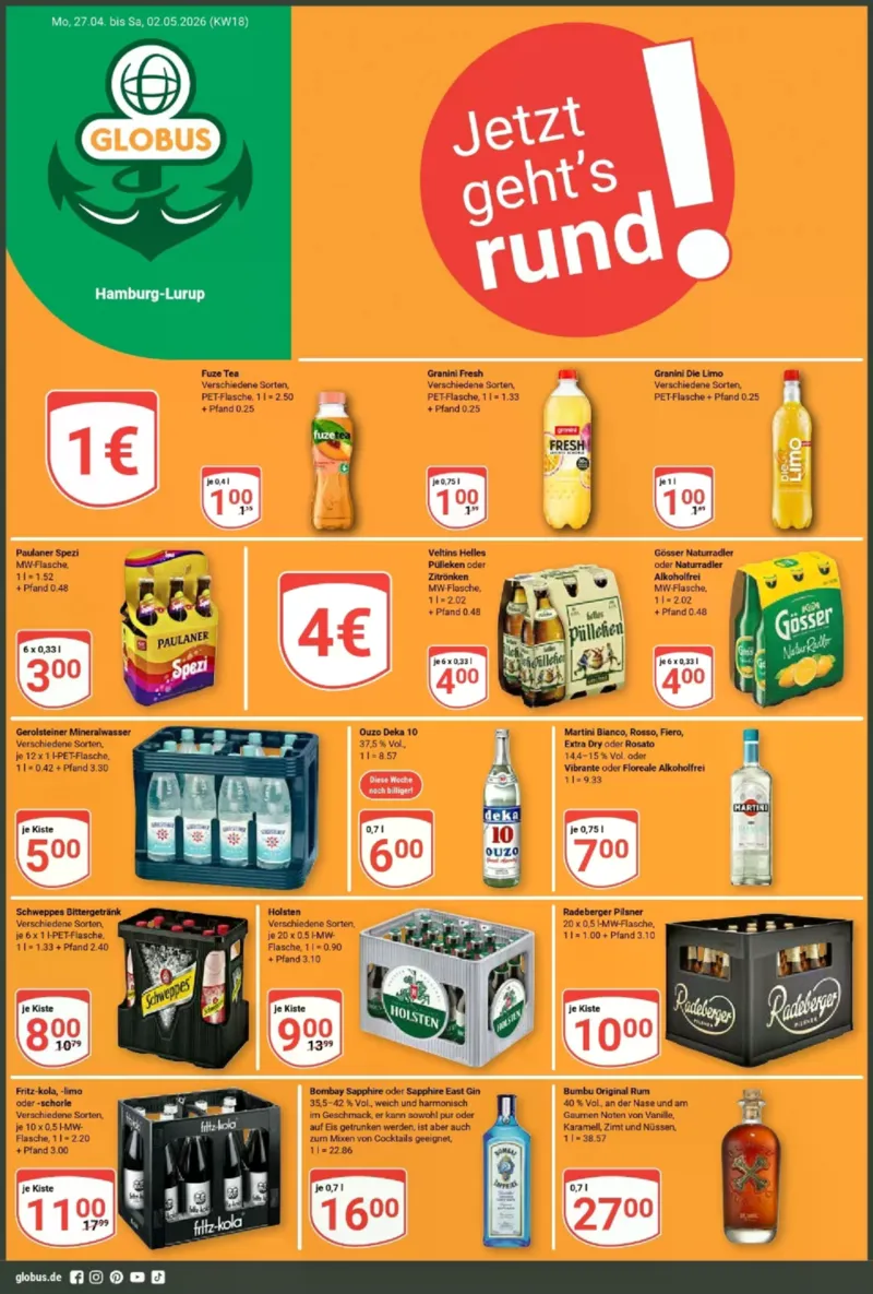 Globus Prospekt vom 27.04.2026, Seite 1