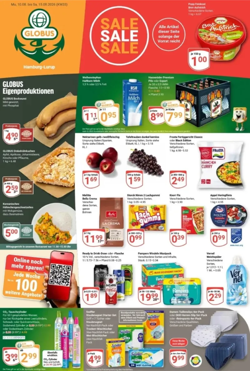 Globus Prospekt vom 10.08.2026, Seite 1