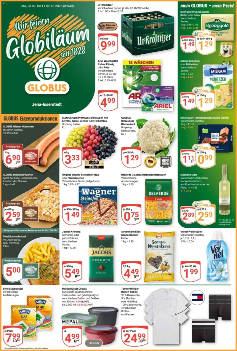 Globus Prospekt vom 28.09.2026, Seite 1