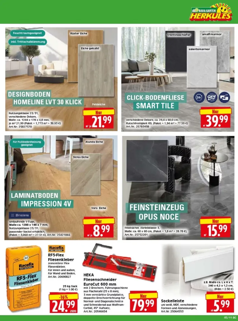 Herkules Baumarkt Prospekt vom 03.11.2025, Seite 11