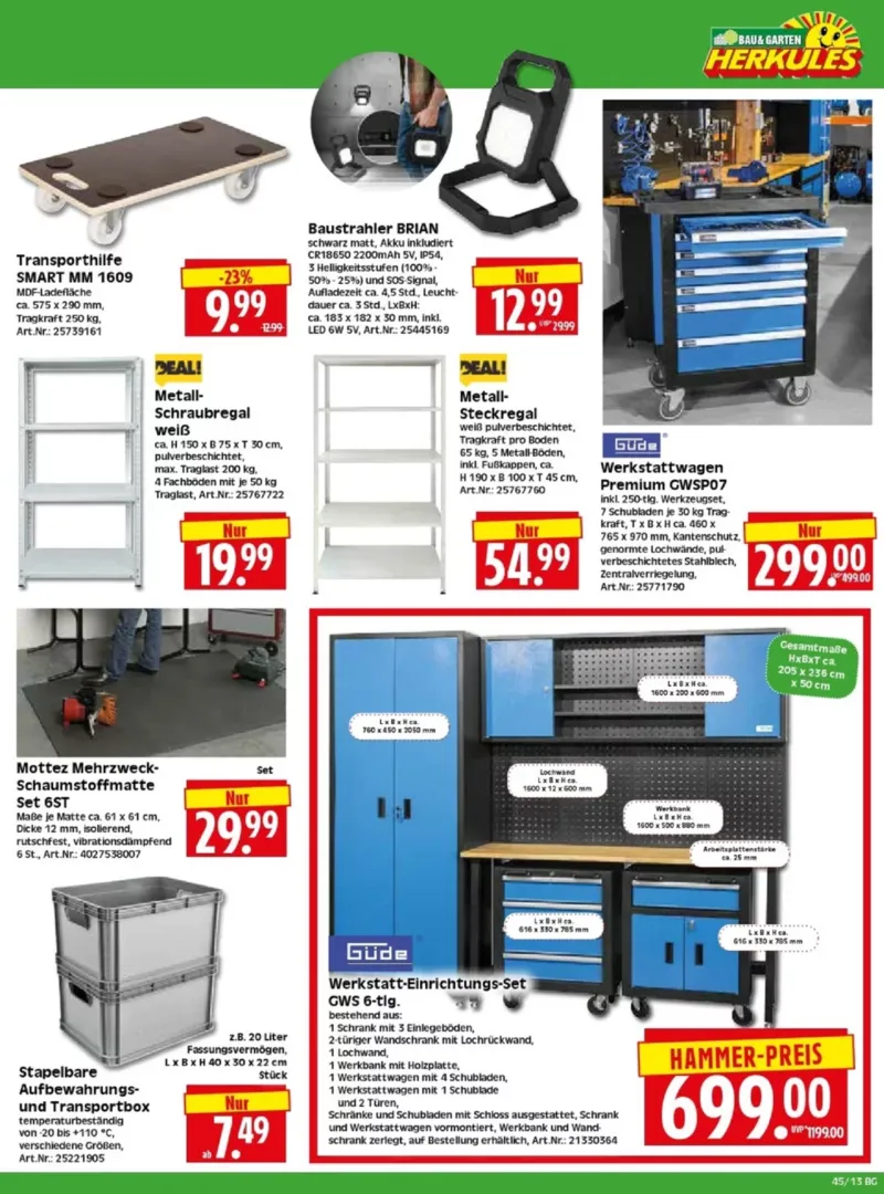 Herkules Baumarkt Prospekt vom 03.11.2025, Seite 13