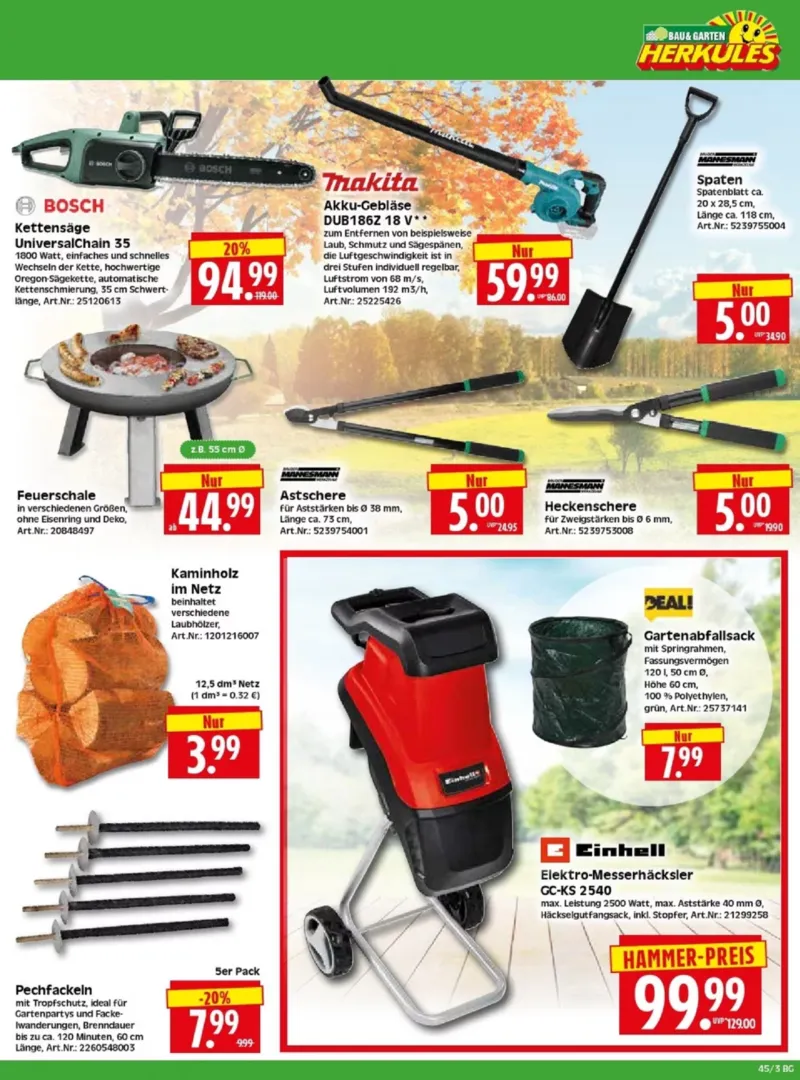 Herkules Baumarkt Prospekt vom 03.11.2025, Seite 3