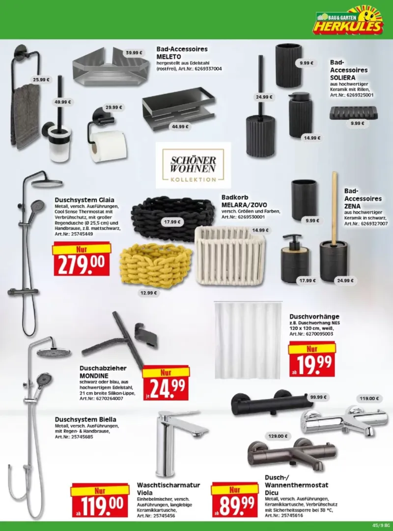 Herkules Baumarkt Prospekt vom 03.11.2025, Seite 9