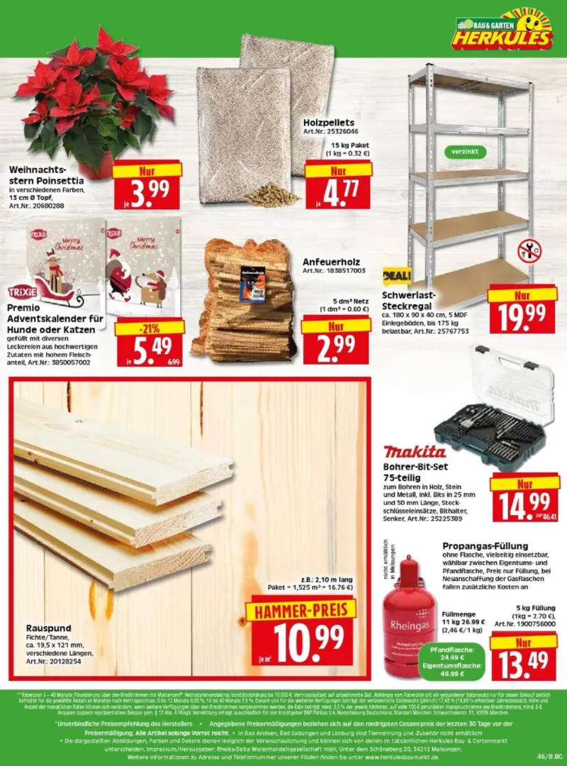 Herkules Baumarkt Prospekt vom 10.11.2025, Seite 8