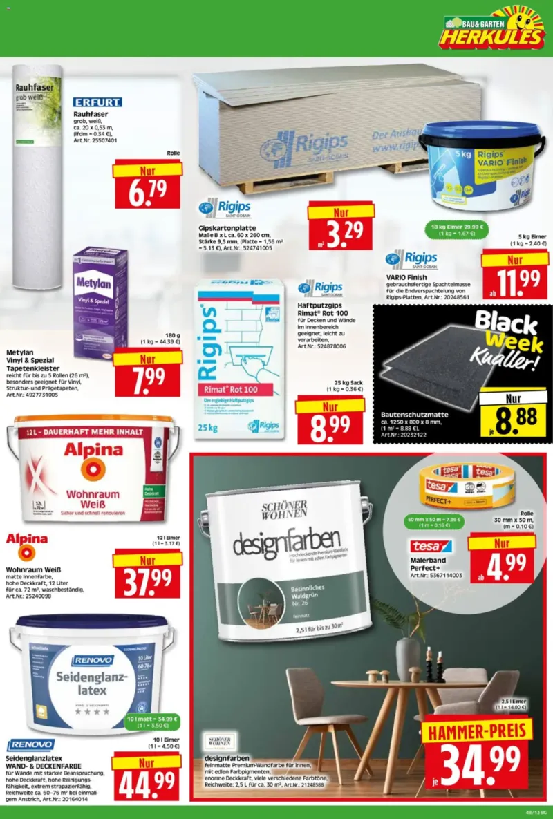 Herkules Baumarkt Prospekt vom 24.11.2025, Seite 13