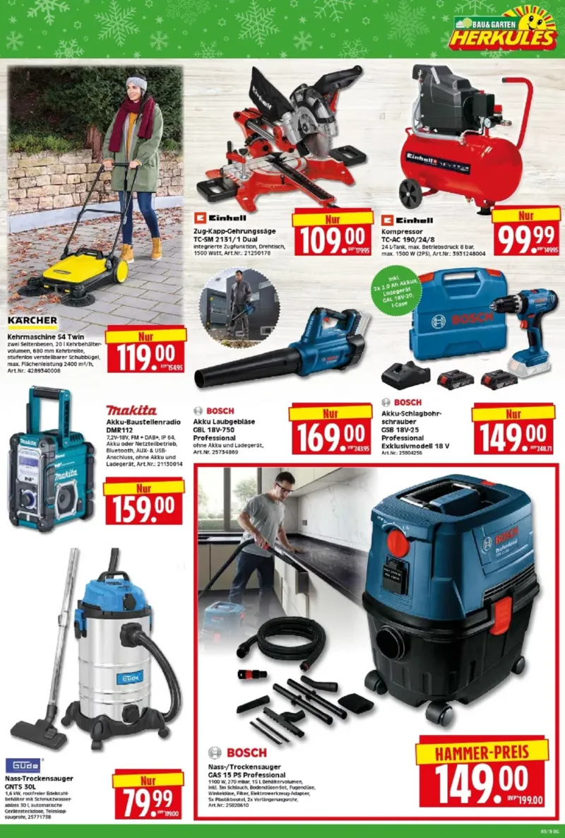 Herkules Baumarkt Prospekt vom 01.12.2025, Seite 9