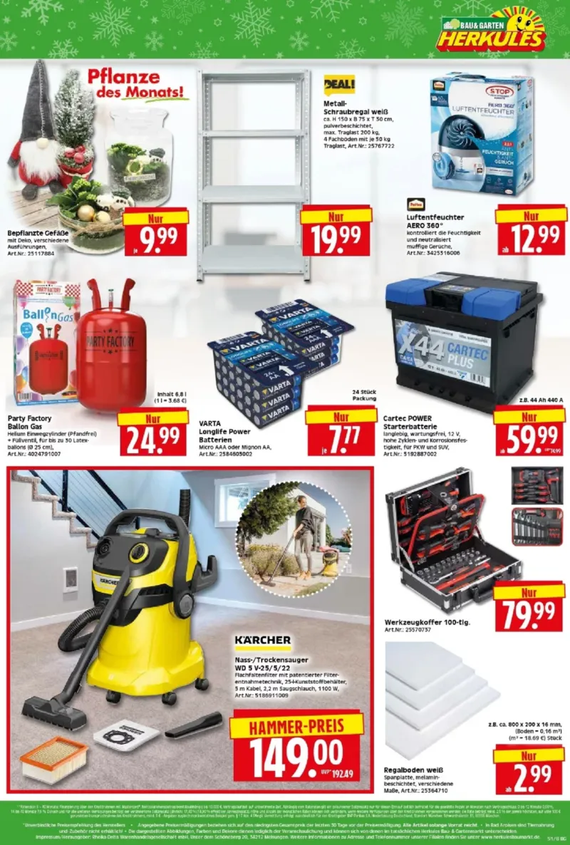 Herkules Baumarkt Prospekt vom 15.12.2025, Seite 8