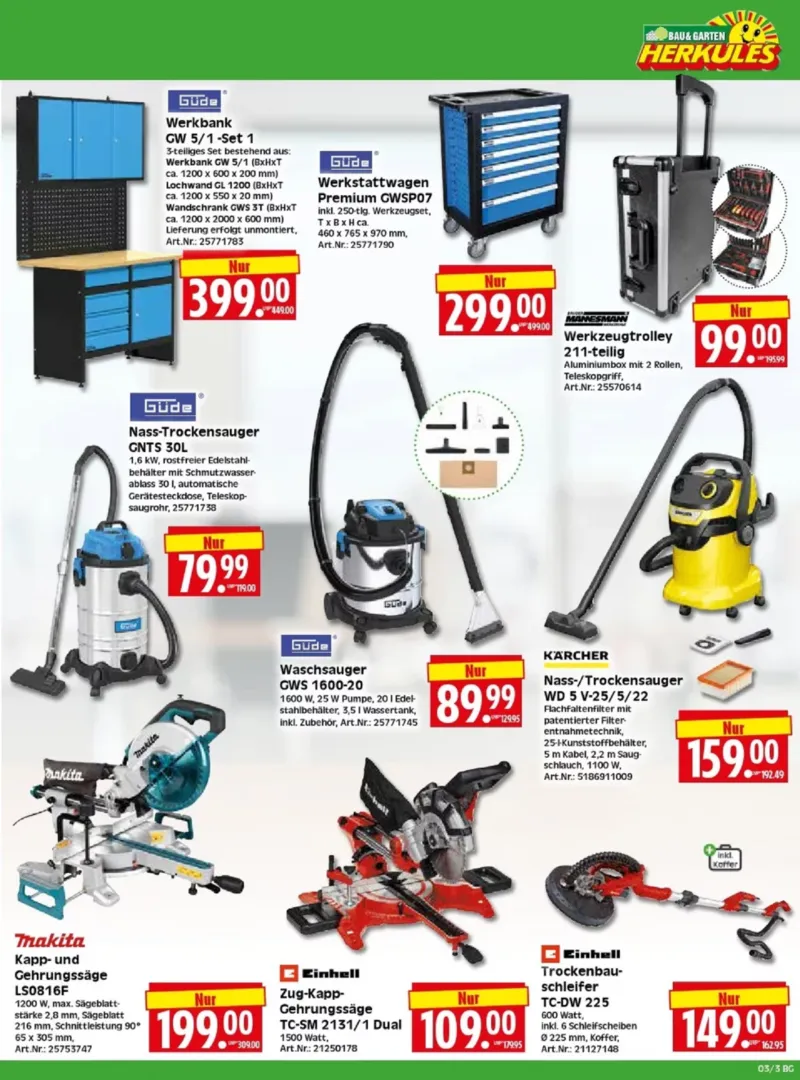 Herkules Baumarkt Prospekt vom 12.01.2026, Seite 3