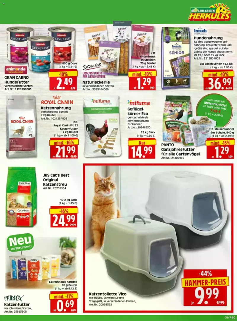 Herkules Baumarkt Prospekt vom 16.02.2026, Seite 7