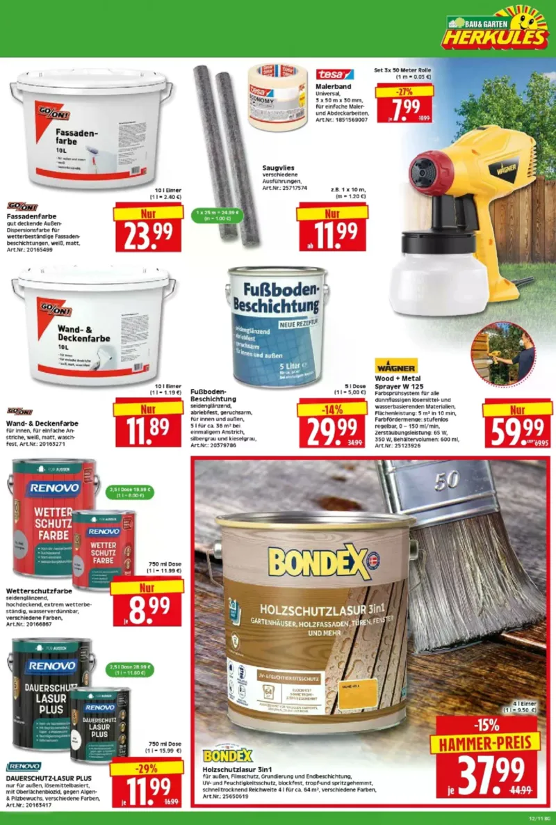 Herkules Baumarkt Prospekt vom 16.03.2026, Seite 11