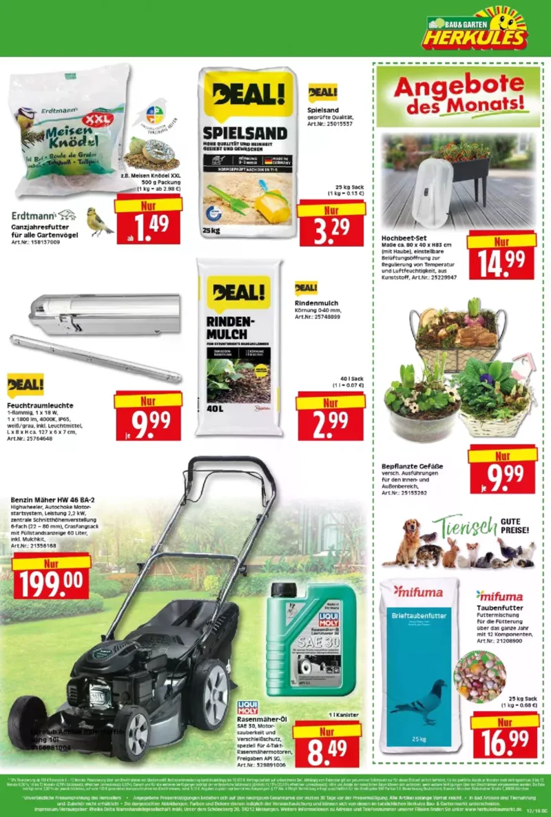 Herkules Baumarkt Prospekt vom 16.03.2026, Seite 16
