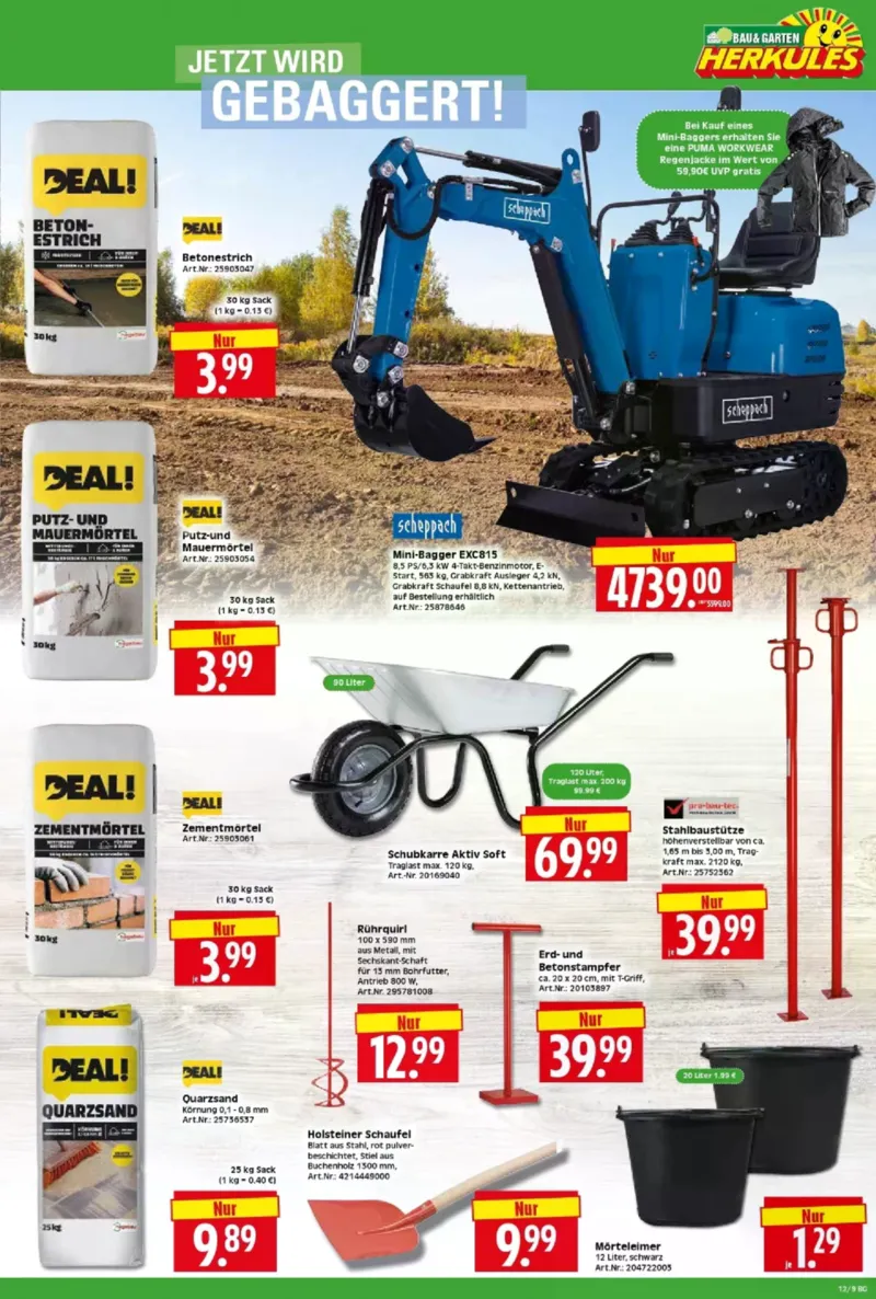 Herkules Baumarkt Prospekt vom 16.03.2026, Seite 9