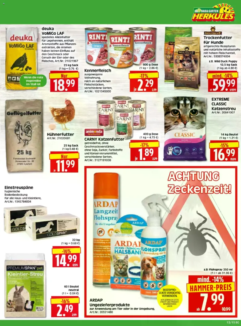 Herkules Baumarkt Prospekt vom 23.03.2026, Seite 14