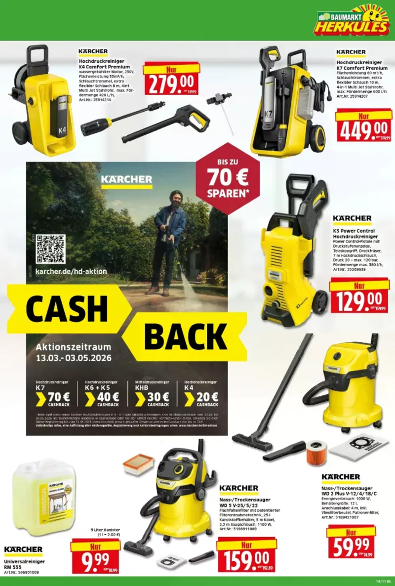 Herkules Baumarkt Prospekt vom 30.03.2026, Seite 11