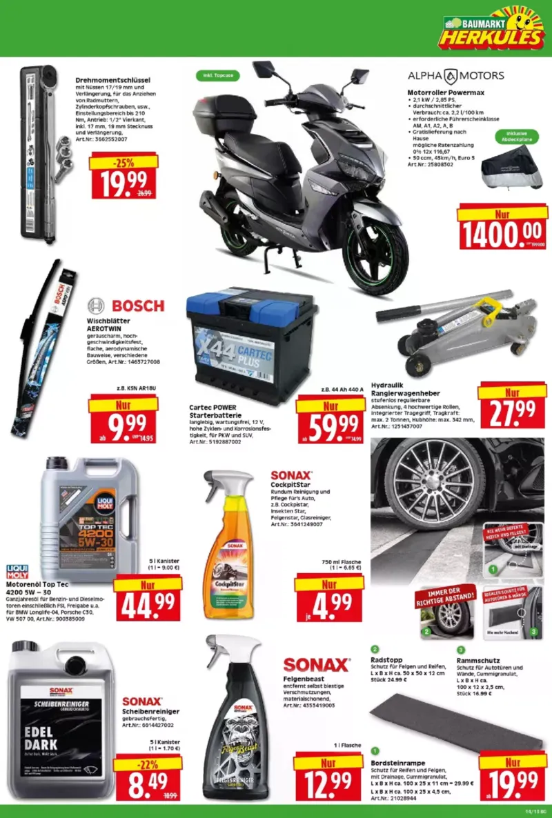Herkules Baumarkt Prospekt vom 30.03.2026, Seite 13