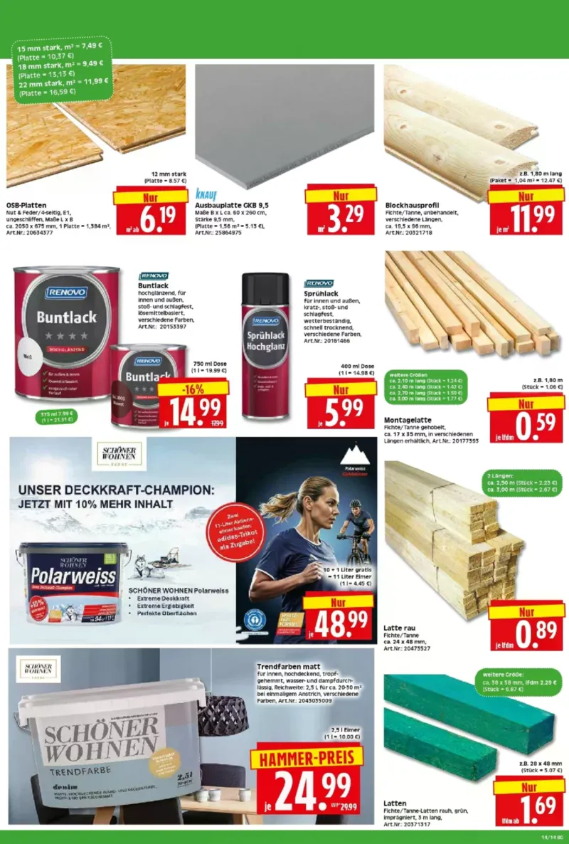 Herkules Baumarkt Prospekt vom 30.03.2026, Seite 14