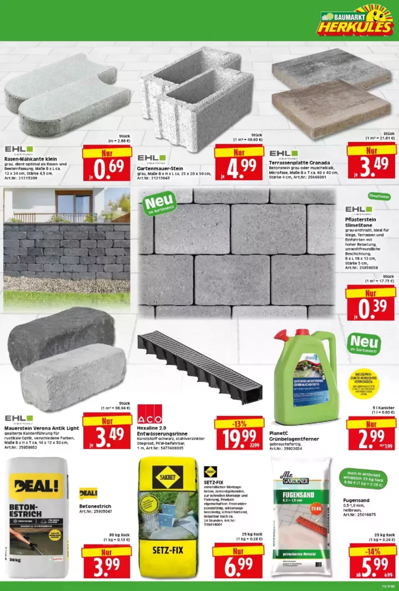 Herkules Baumarkt Prospekt vom 30.03.2026, Seite 9