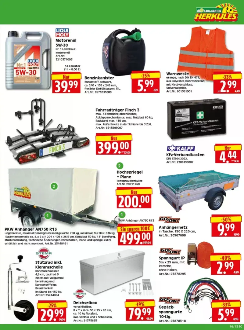 Herkules Baumarkt Prospekt vom 13.04.2026, Seite 13