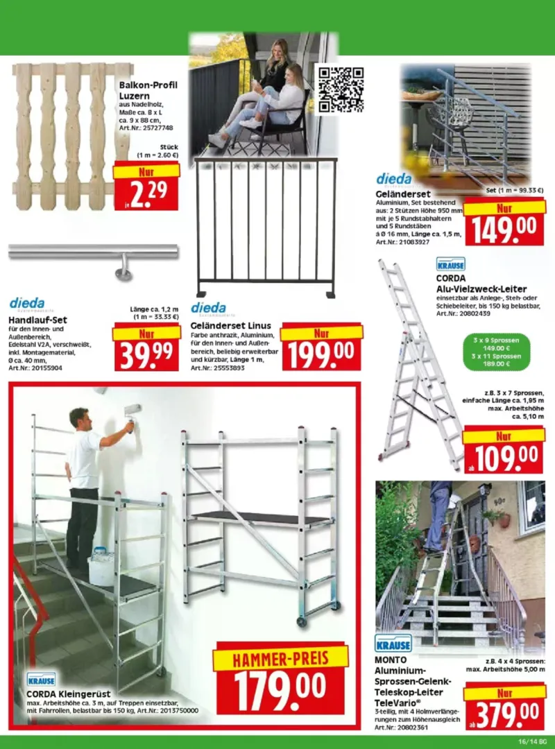 Herkules Baumarkt Prospekt vom 13.04.2026, Seite 14