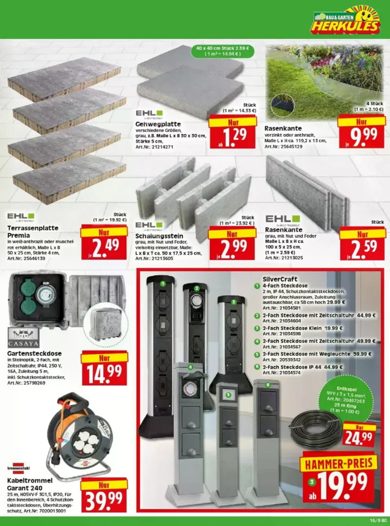 Herkules Baumarkt Prospekt vom 13.04.2026, Seite 9