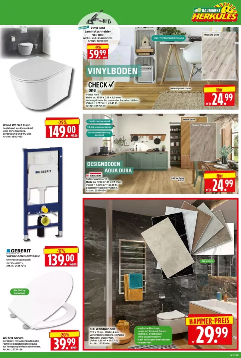 Herkules Baumarkt Prospekt vom 04.05.2026, Seite 13