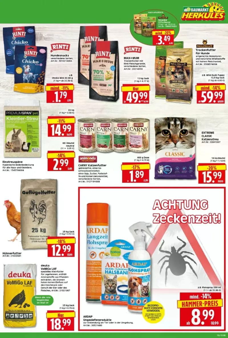 Herkules Baumarkt Prospekt vom 04.05.2026, Seite 15