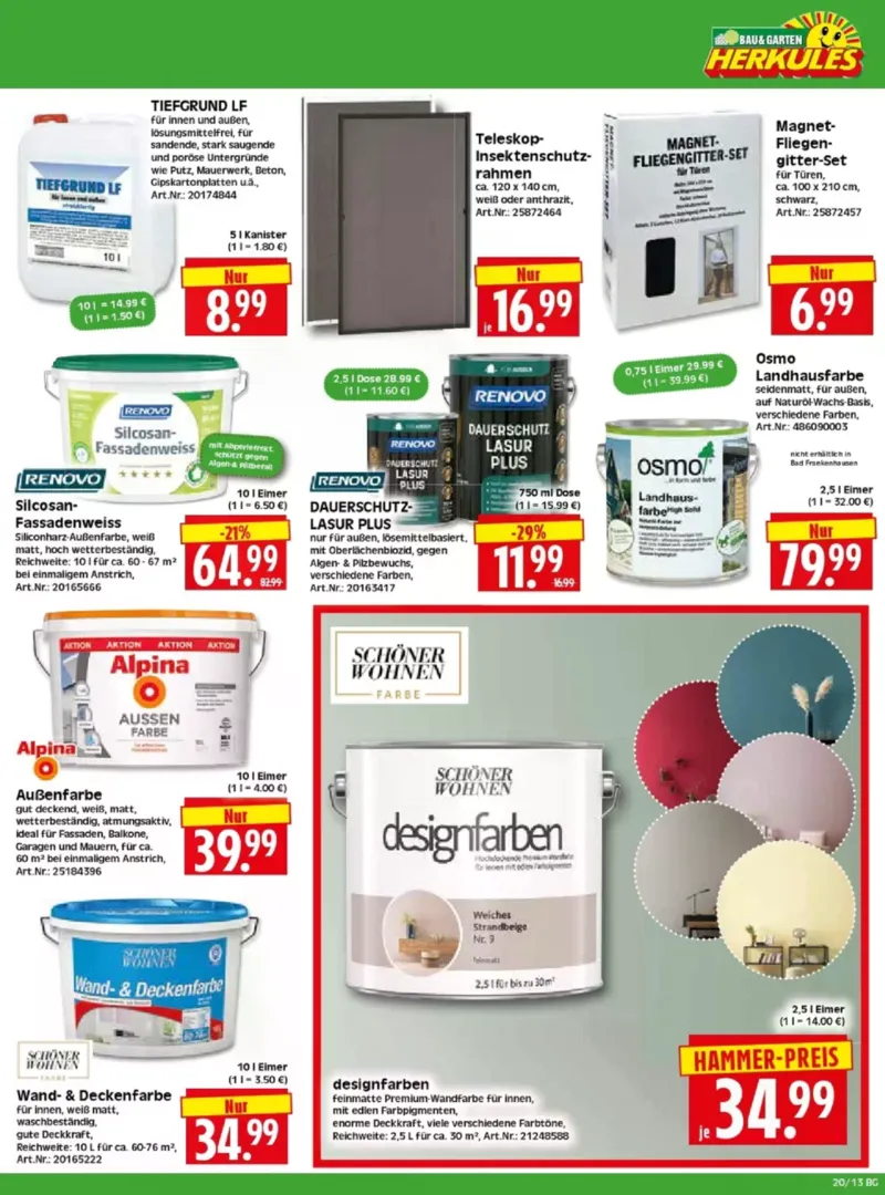 Herkules Baumarkt Prospekt vom 11.05.2026, Seite 13