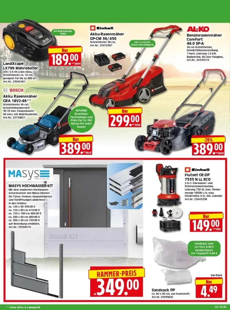 Herkules Baumarkt Prospekt vom 22.06.2026, Seite 10