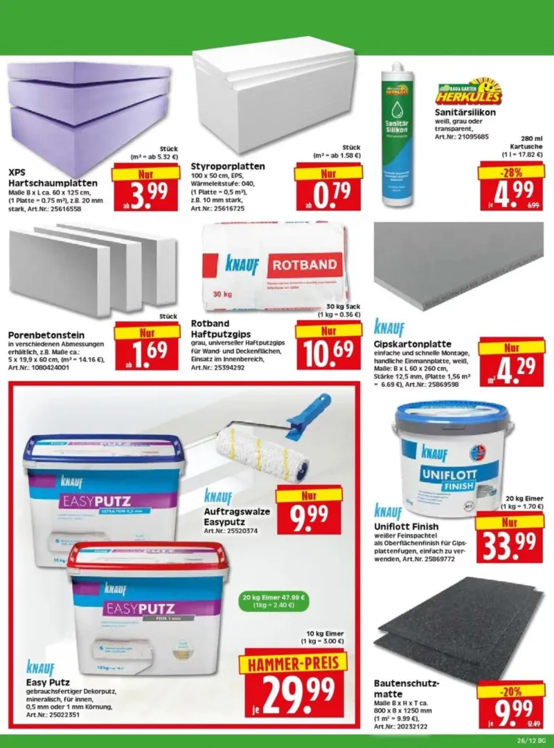 Herkules Baumarkt Prospekt vom 22.06.2026, Seite 12