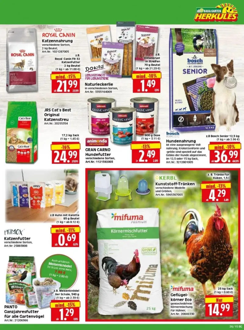 Herkules Baumarkt Prospekt vom 22.06.2026, Seite 15