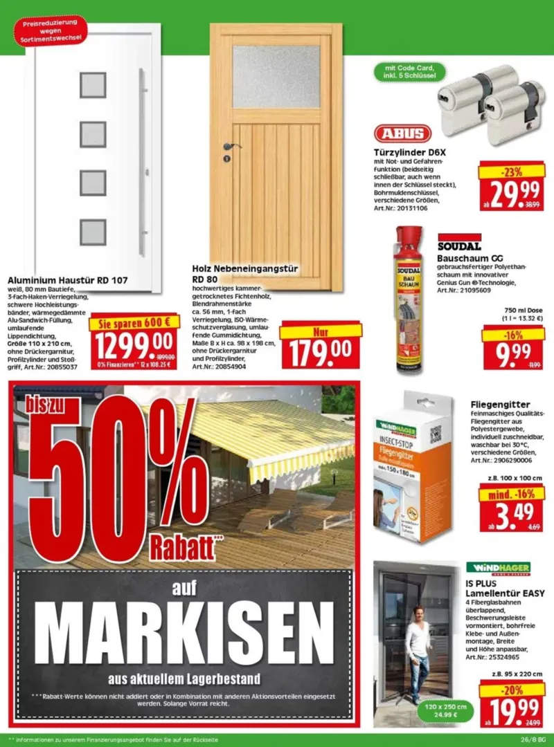 Herkules Baumarkt Prospekt vom 22.06.2026, Seite 8
