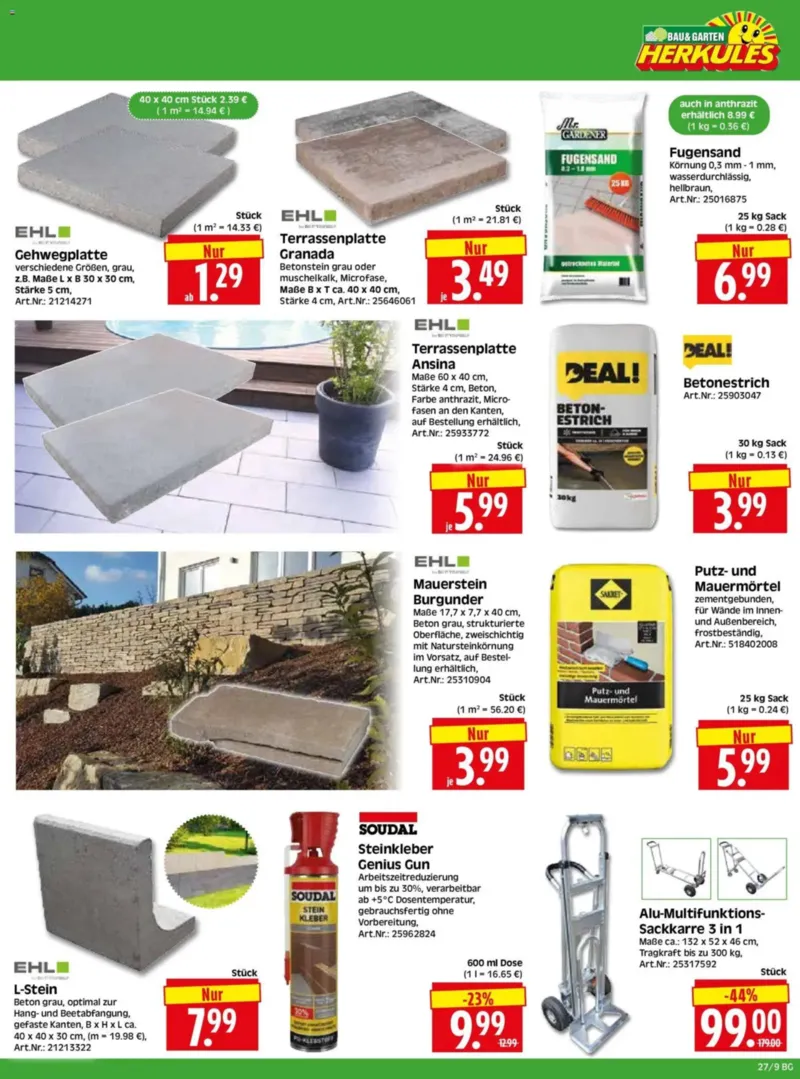 Herkules Baumarkt Prospekt vom 29.06.2026, Seite 9
