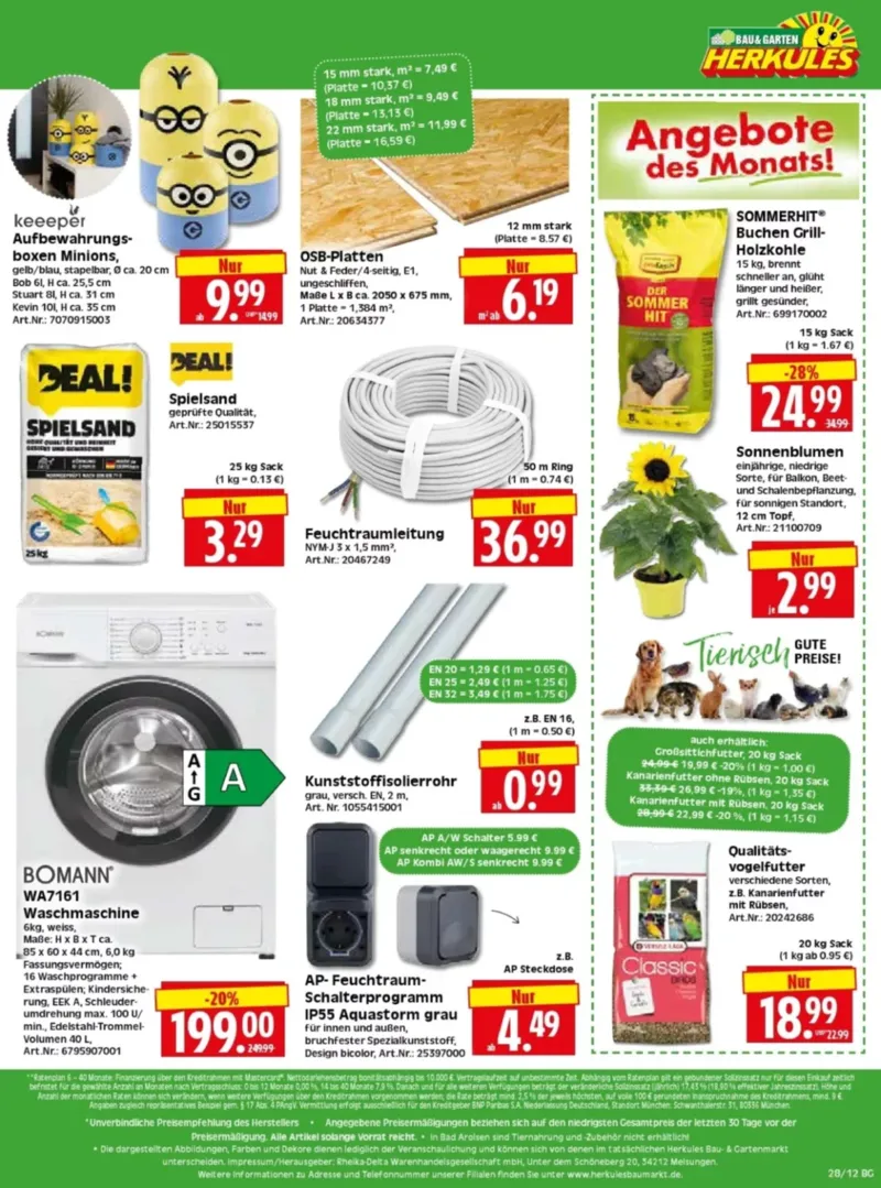 Herkules Baumarkt Prospekt vom 06.07.2026, Seite 12