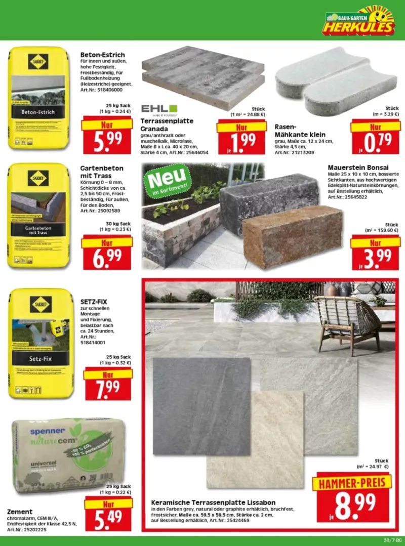 Herkules Baumarkt Prospekt vom 06.07.2026, Seite 7