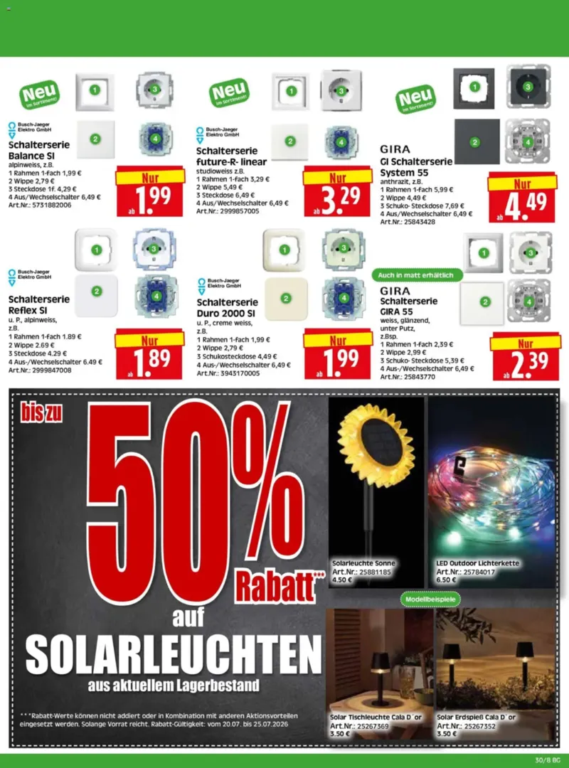 Herkules Baumarkt Prospekt vom 20.07.2026, Seite 8