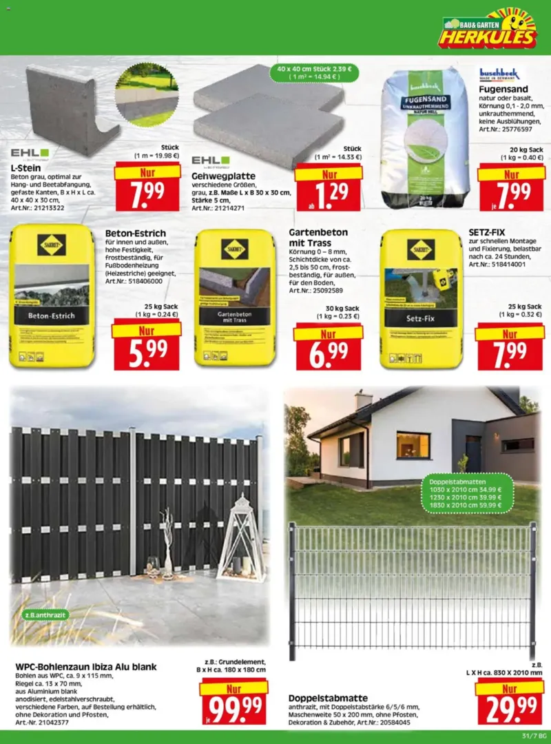 Herkules Baumarkt Prospekt vom 27.07.2026, Seite 7