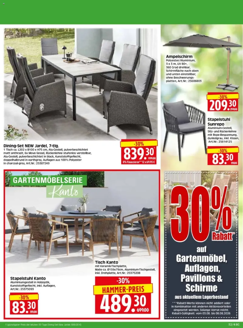 Herkules Baumarkt Prospekt vom 03.08.2026, Seite 4