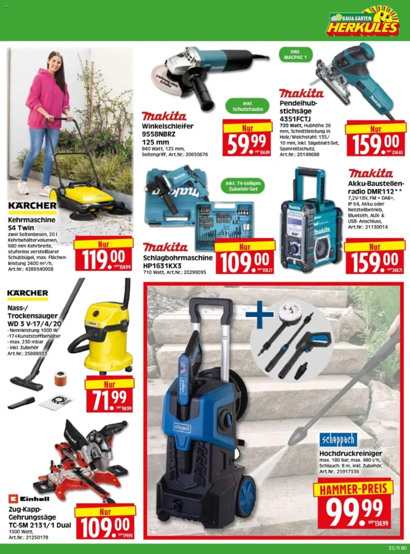 Herkules Baumarkt Prospekt vom 03.08.2026, Seite 9