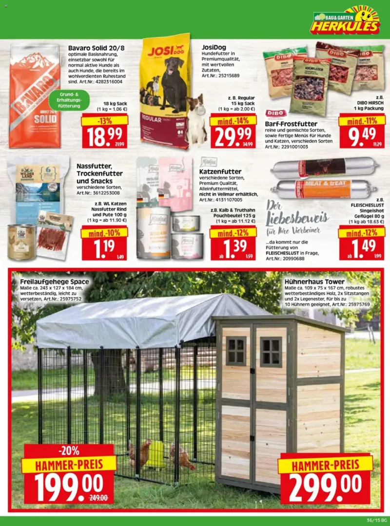 Herkules Baumarkt Prospekt vom 31.08.2026, Seite 15