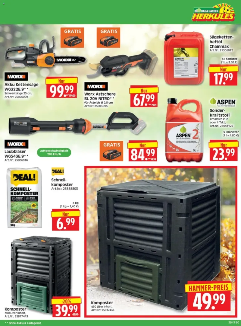 Herkules Baumarkt Prospekt vom 21.09.2026, Seite 3