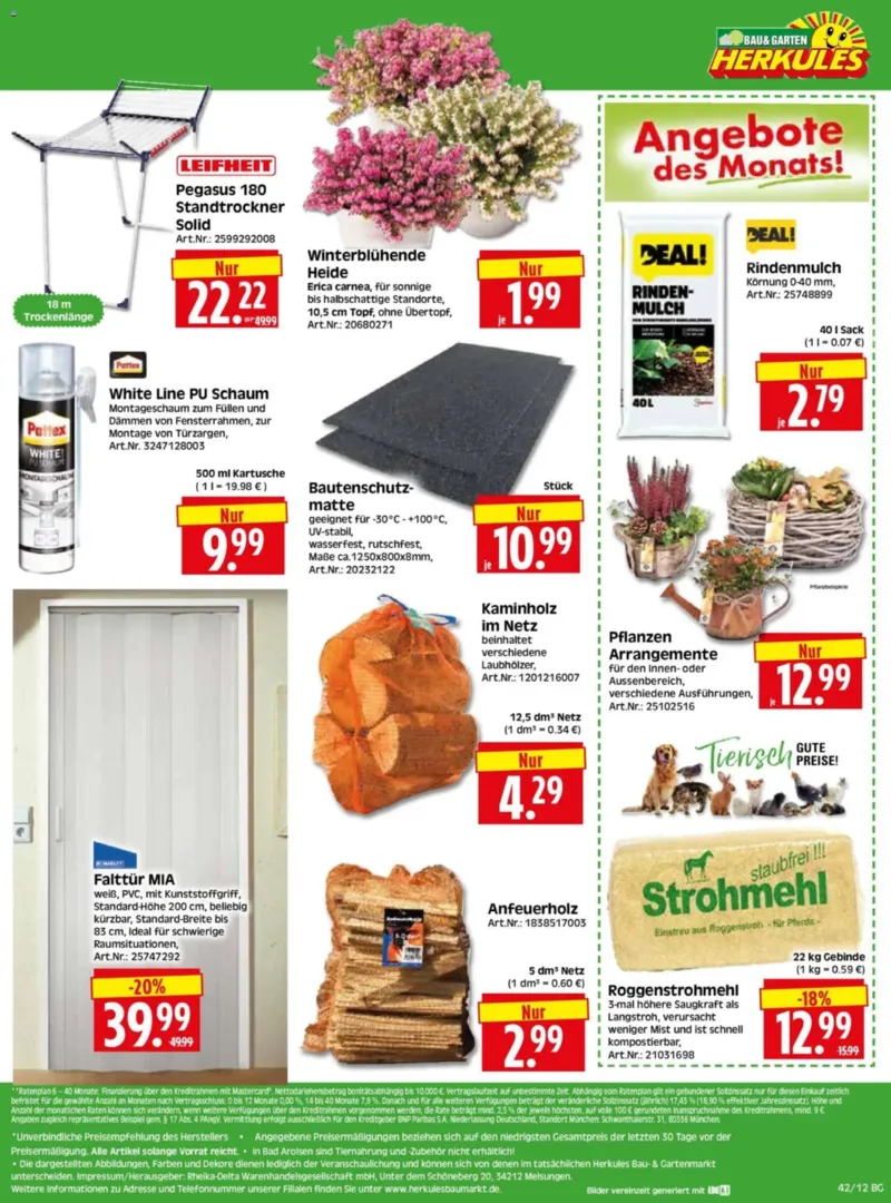 Herkules Baumarkt Prospekt vom 12.10.2026, Seite 12