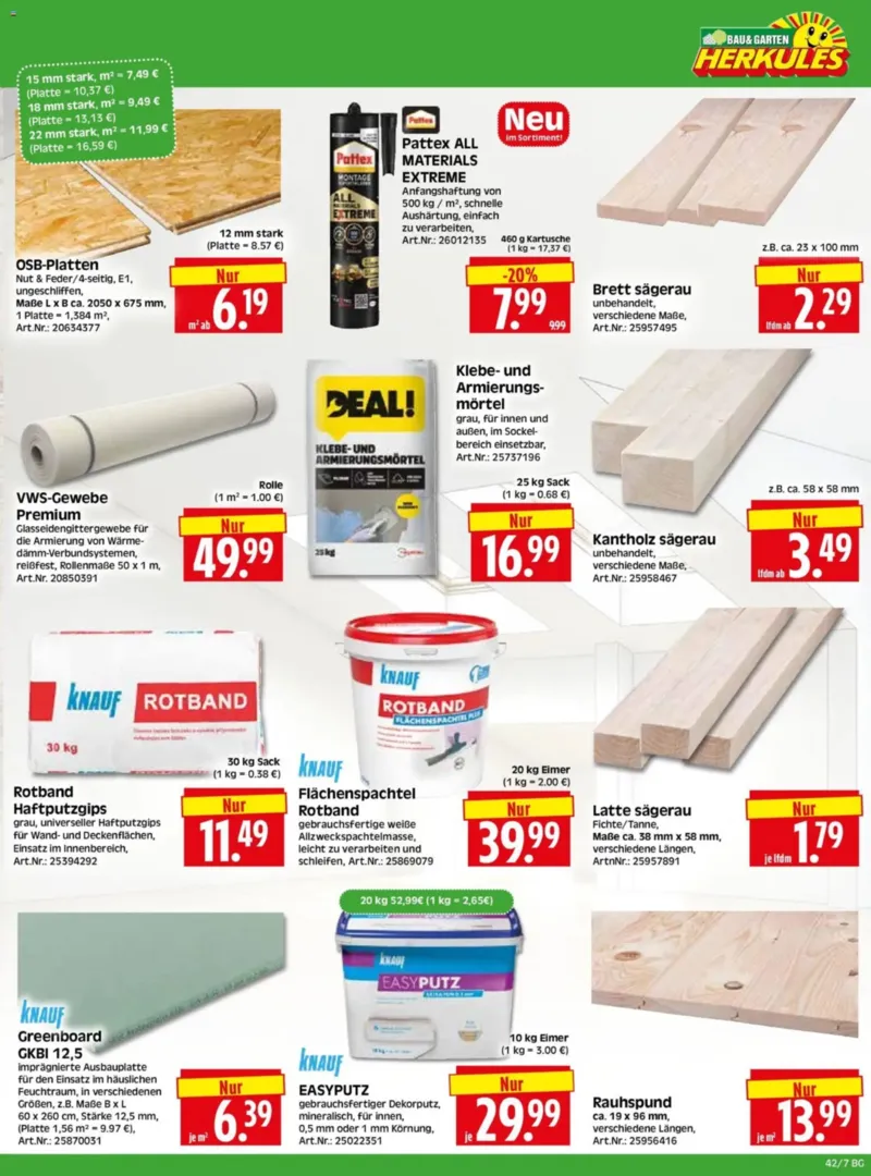 Herkules Baumarkt Prospekt vom 12.10.2026, Seite 7