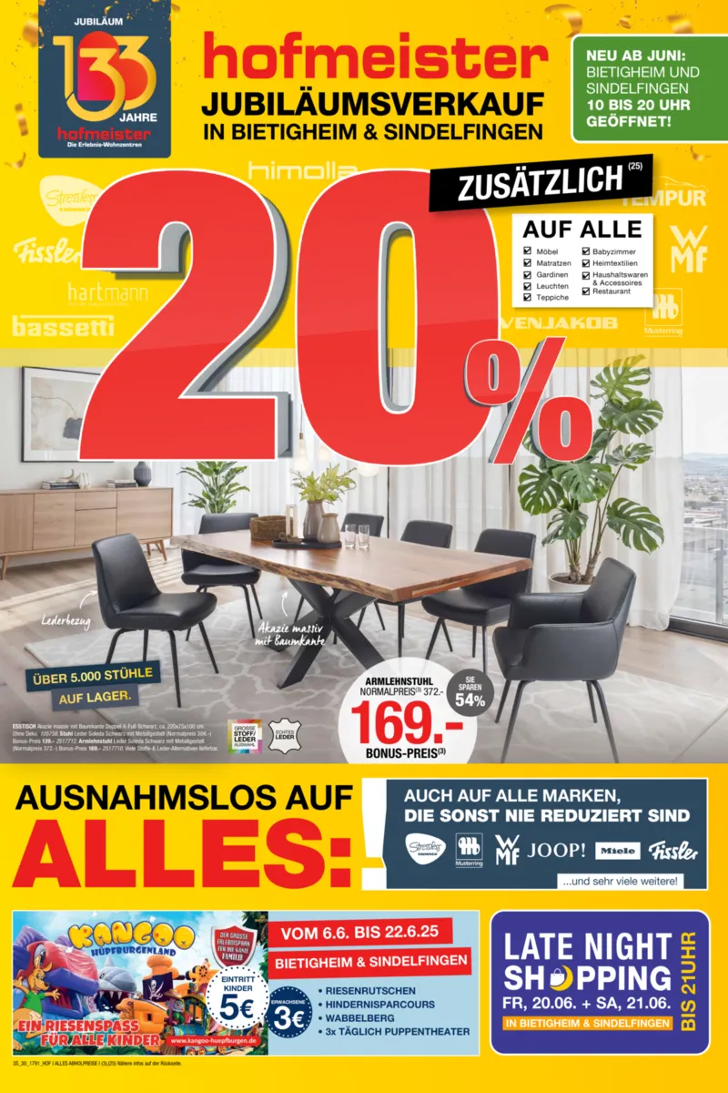 Hofmeister Prospekt vom 04.06.2025, Seite 1