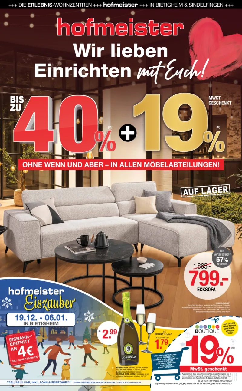 Hofmeister Prospekt vom 16.12.2025, Seite 1