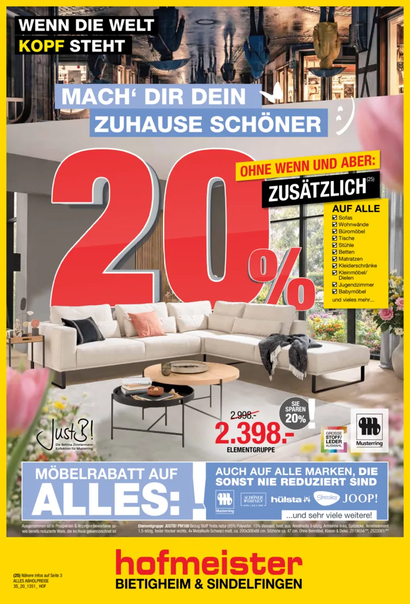 Hofmeister Prospekt vom 08.04.2026, Seite 1